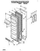 Refrigerator door