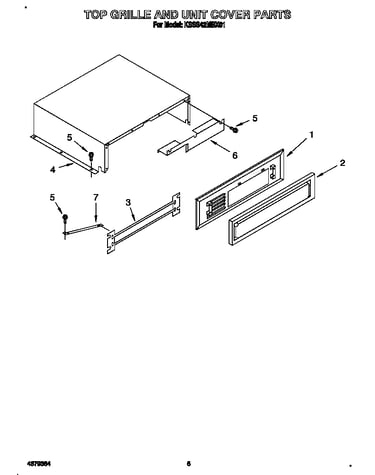 Top grille and unit cover