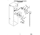 KitchenAid KSSS42MBX01 refrigerator liner diagram