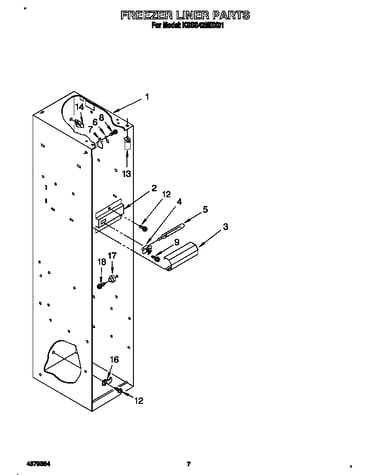 Freezer liner