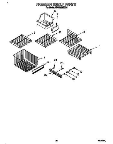 Freezer shelf