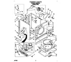 Whirlpool LGR5634AQ1 cabinet diagram