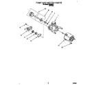 Roper WU3056Y1 pump and motor diagram