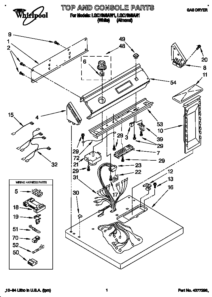 Top and console