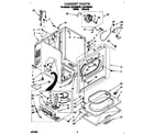 Whirlpool LGC7858AW1 cabinet diagram
