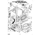 Whirlpool LGT8858AW1 cabinet diagram