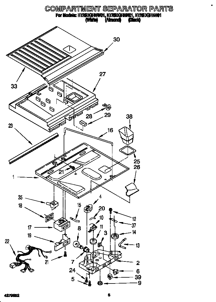 Compartment separator
