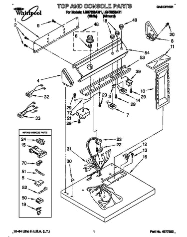 Top and console