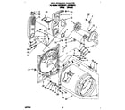 Whirlpool LGR7858AW1 bulkhead diagram