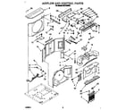 Whirlpool ACE124XD0 airflow and control diagram