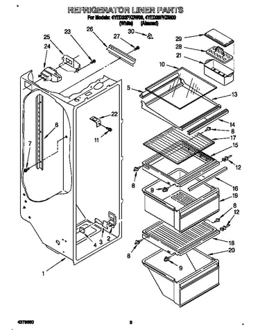 Refrigerator liner