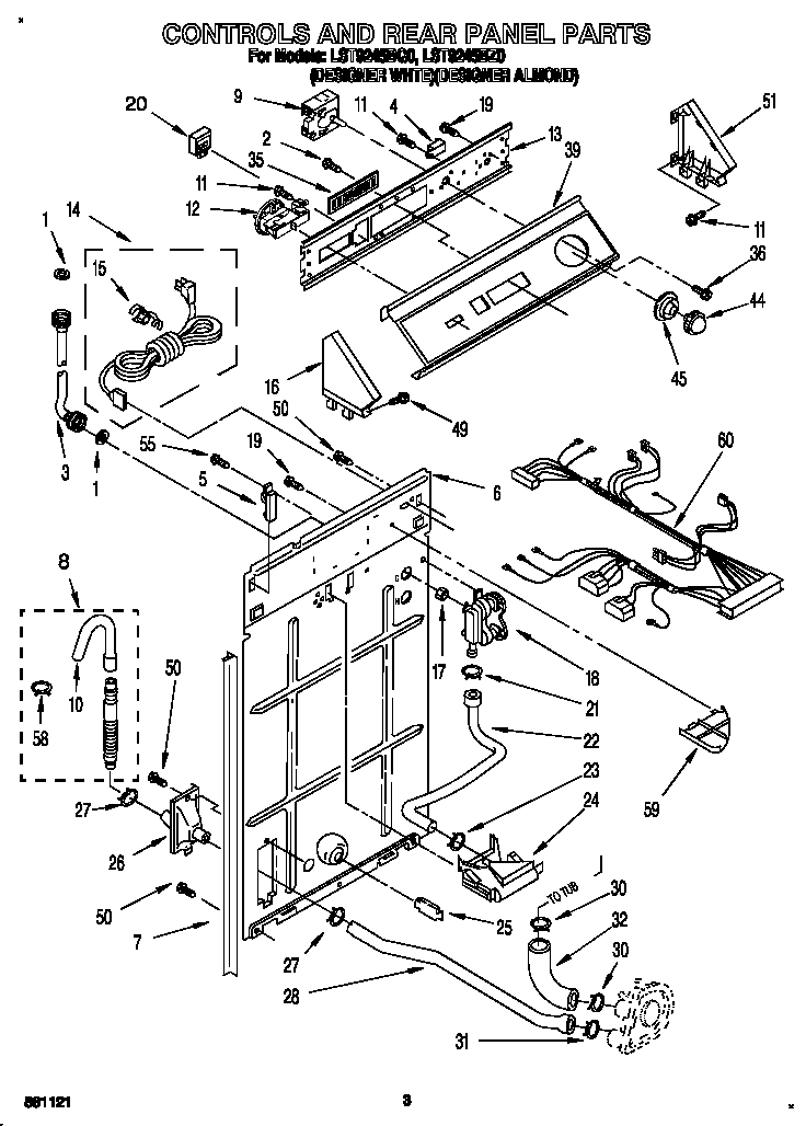 Controls and rear panel