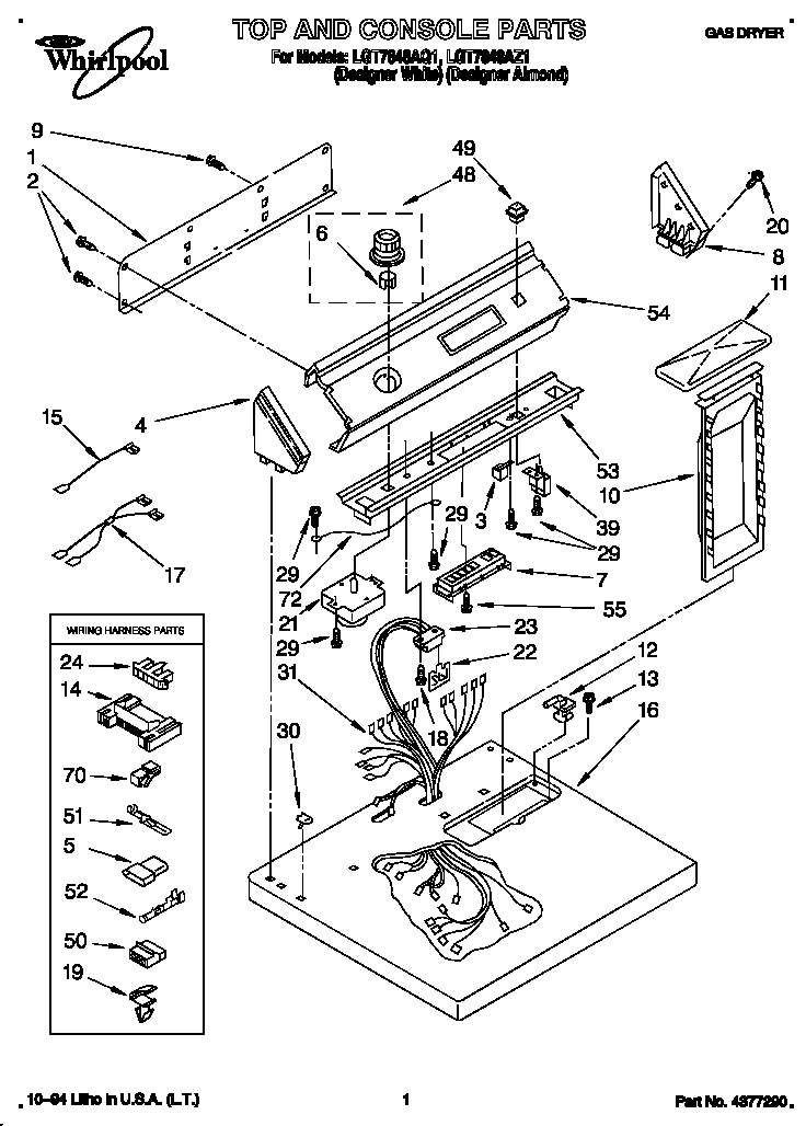 Top and console