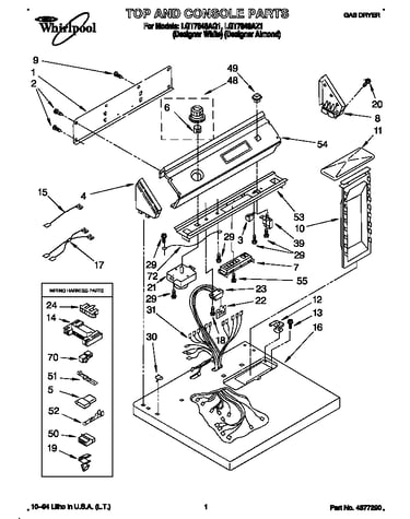 Top and console