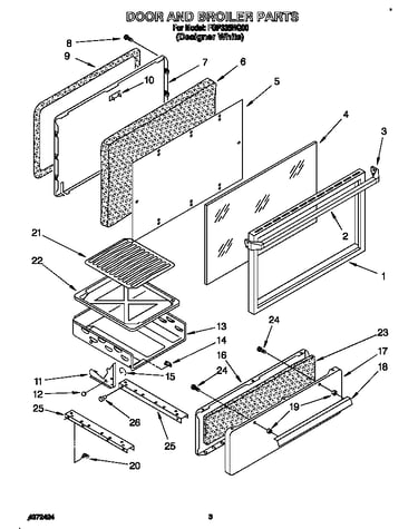 Door and broiler
