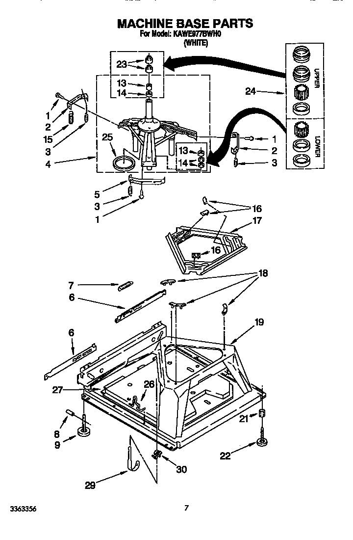 Machine base