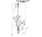 KitchenAid KAWE977BWH0 brake and drive tube diagram
