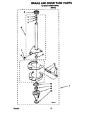 Brake and drive tube