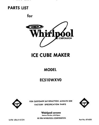 Front cover