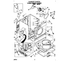 Whirlpool LGC6646AN1 cabinet diagram