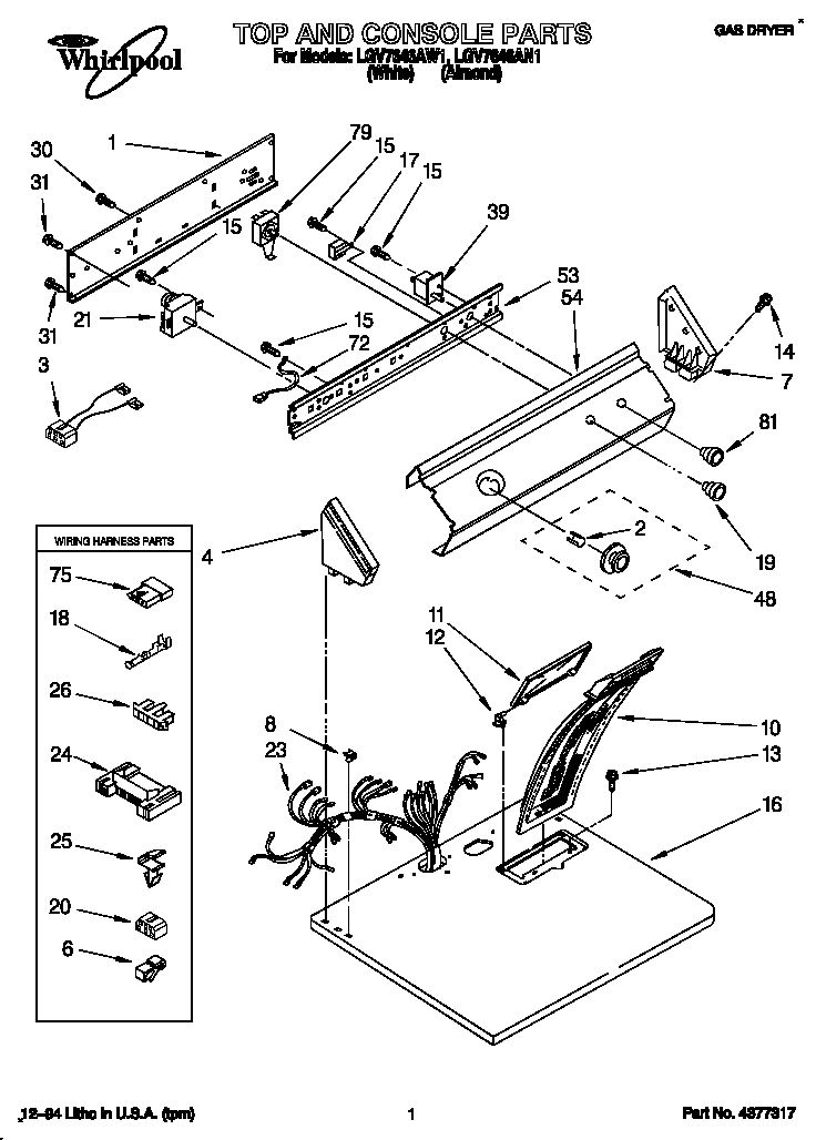 Top and console