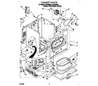 Whirlpool LGC7858AZ1 cabinet diagram