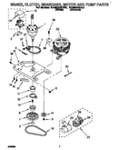 Brake, clutch, gearcase, motor and pump
