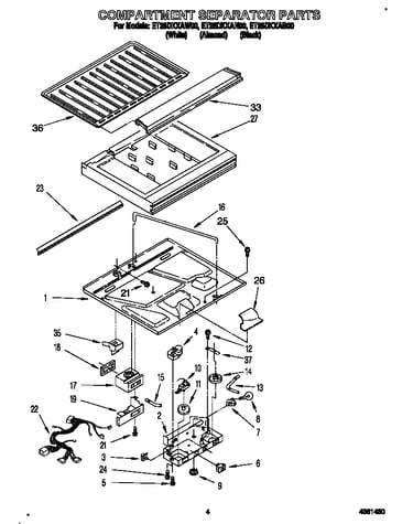 Compartment separator