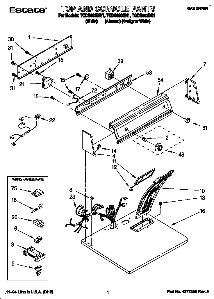Top and console