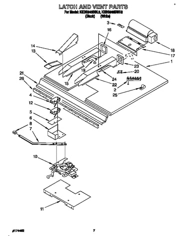 Latch and vent