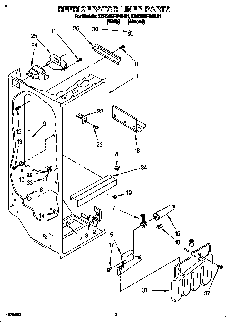 Refrigerator liner