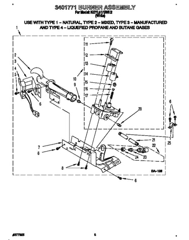 3401771 burner assembly