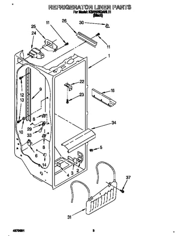 Refrigerator liner