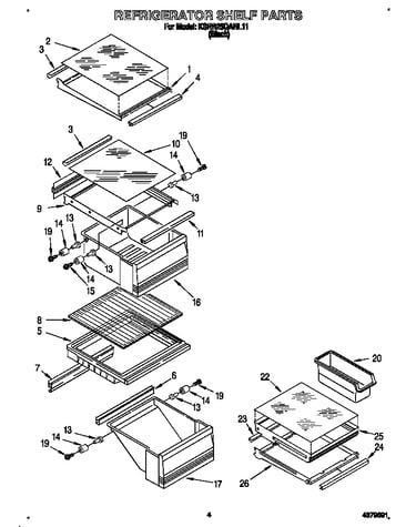 Refrigerator shelf