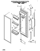 Refrigerator door