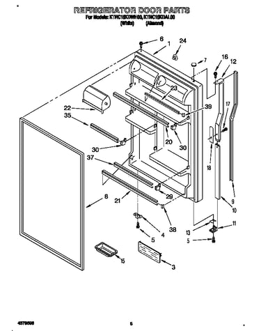 Refrigerator door