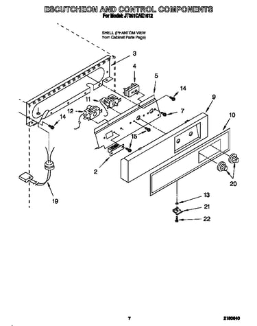 Escutcheon and control components