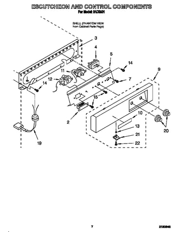 Escutcheon and control components