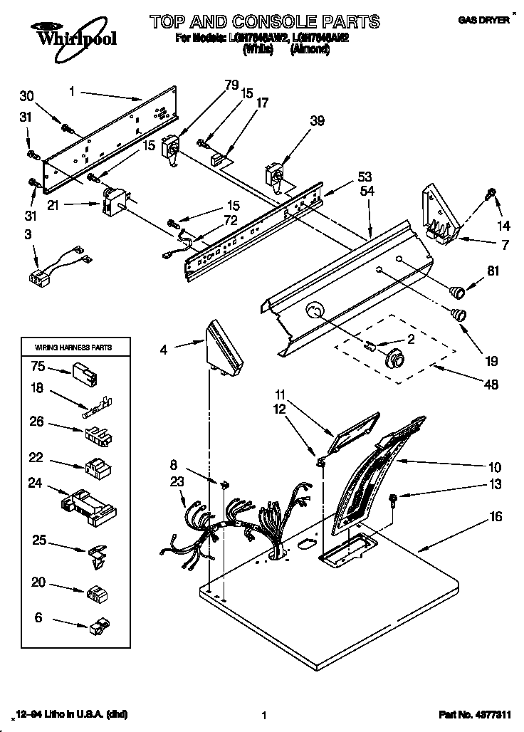 Top and console