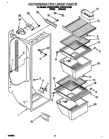 Refrigerator liner
