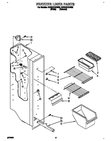 Freezer liner