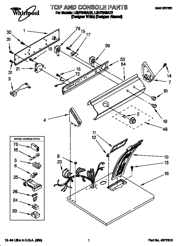 Top and console