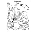 Whirlpool LGR7646AQ2 cabinet diagram