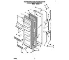 Whirlpool ED20TKXDN00 refrigerator door diagram