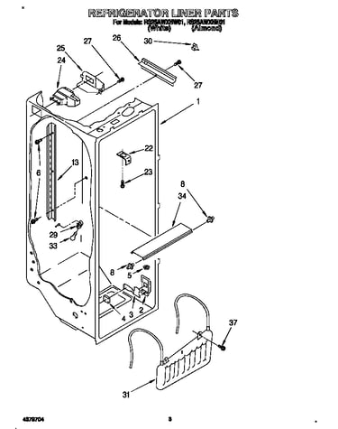 Refrigerator liner
