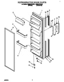 Refrigerator door