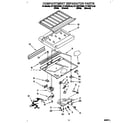 Roper RT14VKYDW00 compartment separator diagram