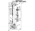 Whirlpool LBR6233AG0 gearcase diagram