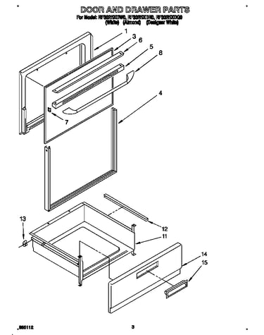 Door and drawer