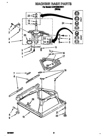 Machine base